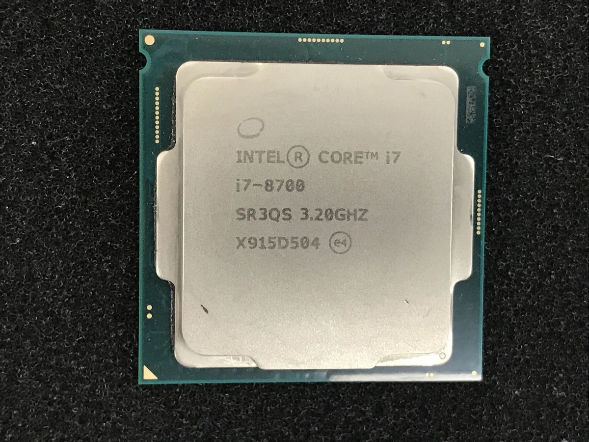 Intel Core i7-8700 Processor Model Computer Processors LGA 1151