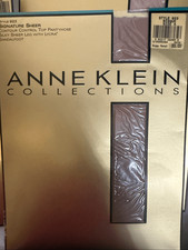 Lot Of 4 Anne Klein Women's Sheer Control Top Pantyhose Beige  Pearl Small NWT