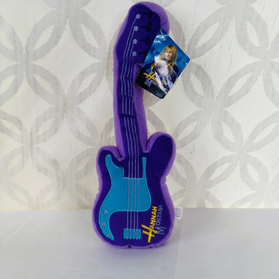 Disney SEGA Hannah Montana travesseiro de pelúcia para guitarra 16" com etiqueta - Imagem 3 de 4