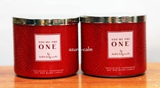 Bath Body Works YOU'RE THE ONE 3-wick 14.5oz Candle x 2