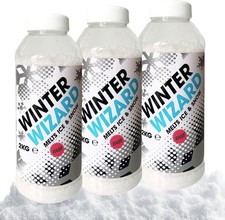 2kg Winter Wizard De-Icer Shaker Tub Melts Ice & Snow Ideal For Roads & Paths