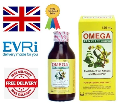 OMEGA PAIN KILLER Liniment 120mL Original Muscle Pain Arthritis Relief