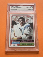 Topps 1981 Kellen Winslow RC #150 San Diego Chargers PSA 8 Graded Card