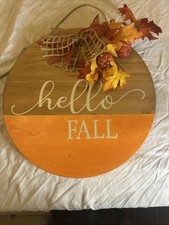 Fall Welcome Sign