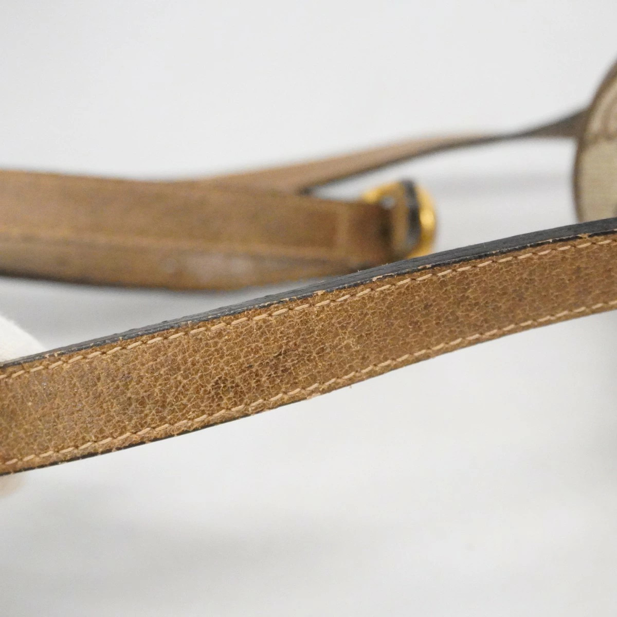 Gucci Jackie GG Canvas Shoulder Bag Brown Gold Leather thumbnail 18