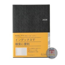 NOLTY 2026 A5 Weekly Planner Black 224 Pages Monday Start Japan Made New