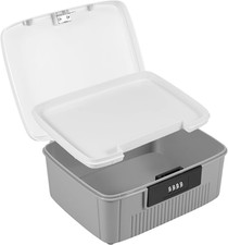 Medicine Lock Box, Medication Lockable Container for Refrigerator with Code, Foo