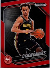 2024-25 Panini Prizm Black #211 Dyson Daniels Red Prizms #/299