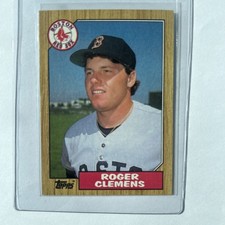 1987 Topps Roger Clemens Baseball Card #340 NM