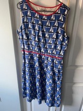 Kew Woman’s Nautical Cotton dress Size 12