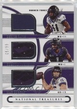 2023 Panini National Treasures Collegiate 5/99 Quentin Johnston Derius Davis 9hx