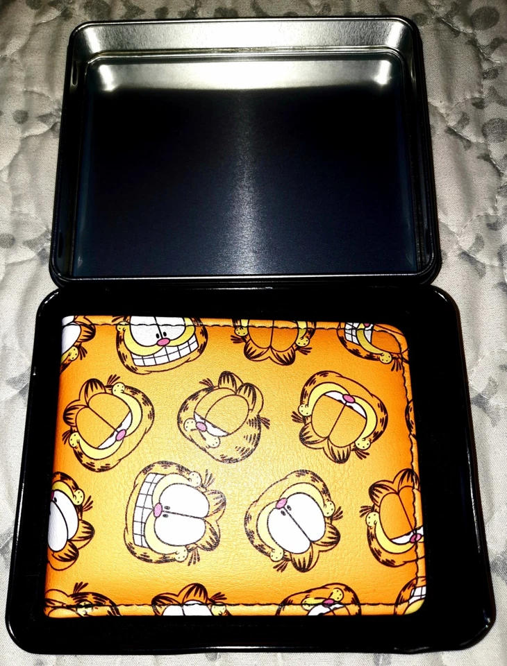 Garfield the Cat Mens Bi-Fold Wallet Garfield Face Expressions by Buckle-Down🆕  - Image 4 of 4