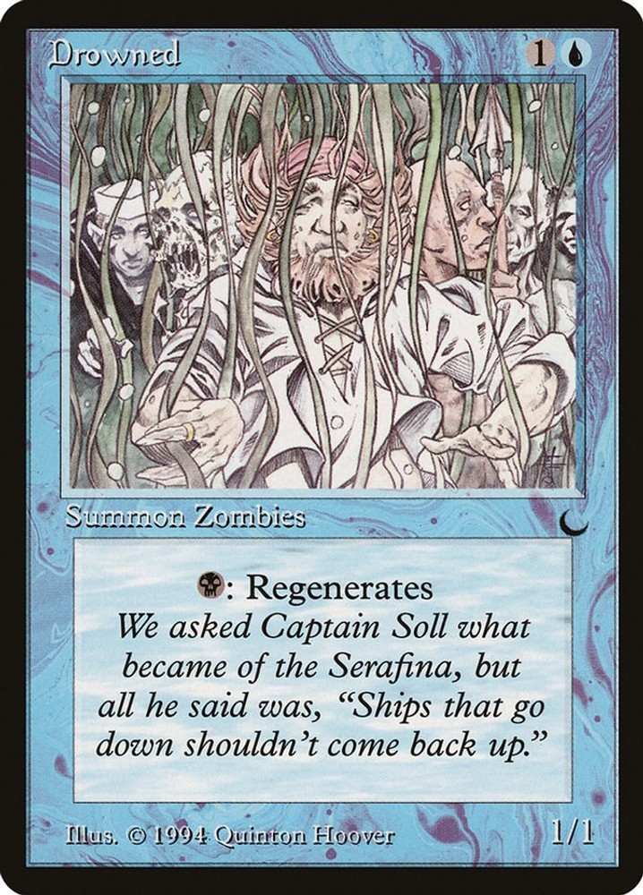Drowned # (LP) The Dark (DRK) MTG