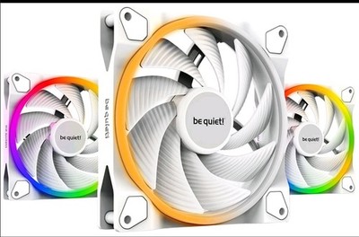 Light Wings White 120mm PWM Triple Pack ARGB Low Noise Cooling Fan