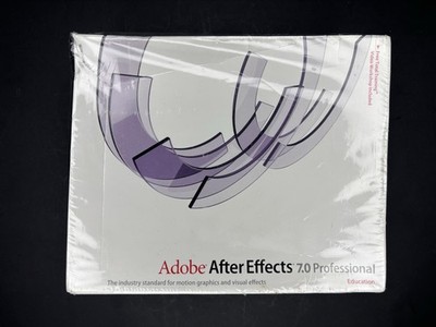 Adobe After Effects 7.0 Professional (Education Edition) for Windows New Sealed