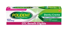 Polident Paste for Denture and Partials Cleaning, Triple Mint Freshness, 3.9 Oz