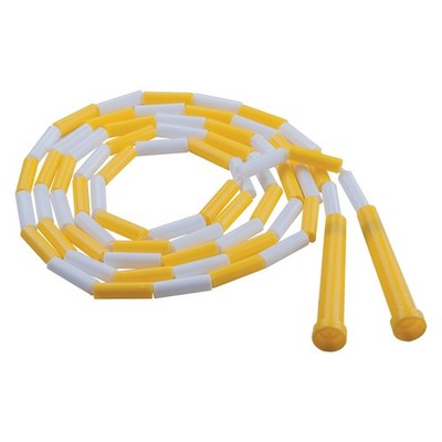 Champion Sports 8 Feet Segmented Beaded Jump Rope for Kids and Adults