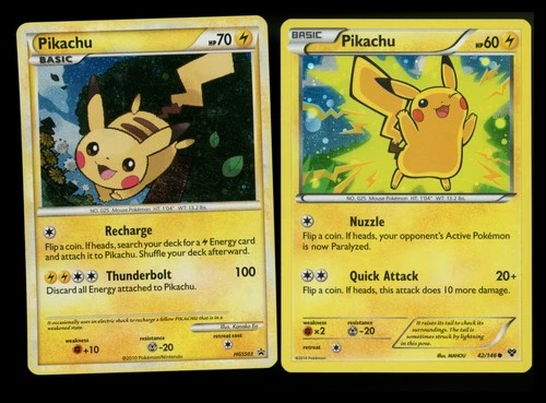 Pikachu HGSS03 Black Star Promo 2010 42/146 XY Base Set 2014 Holo COSMOS Pokemon