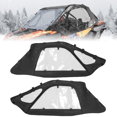 For Polaris RZR Pro XP (2-Seat) Upper Soft Doors Cab Enclosure Windows 2020-2025