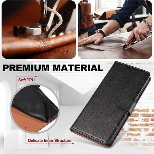 For Samsung Galaxy S23+/Ultra S23 FE Flip Leather Wallet Case Cover Accessories - Zdjęcie 21 z 31