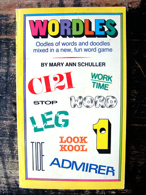 Wordles (1981 PB) Schuller Word Games Doodles Oodles Puzzle Spelling Vocabulary