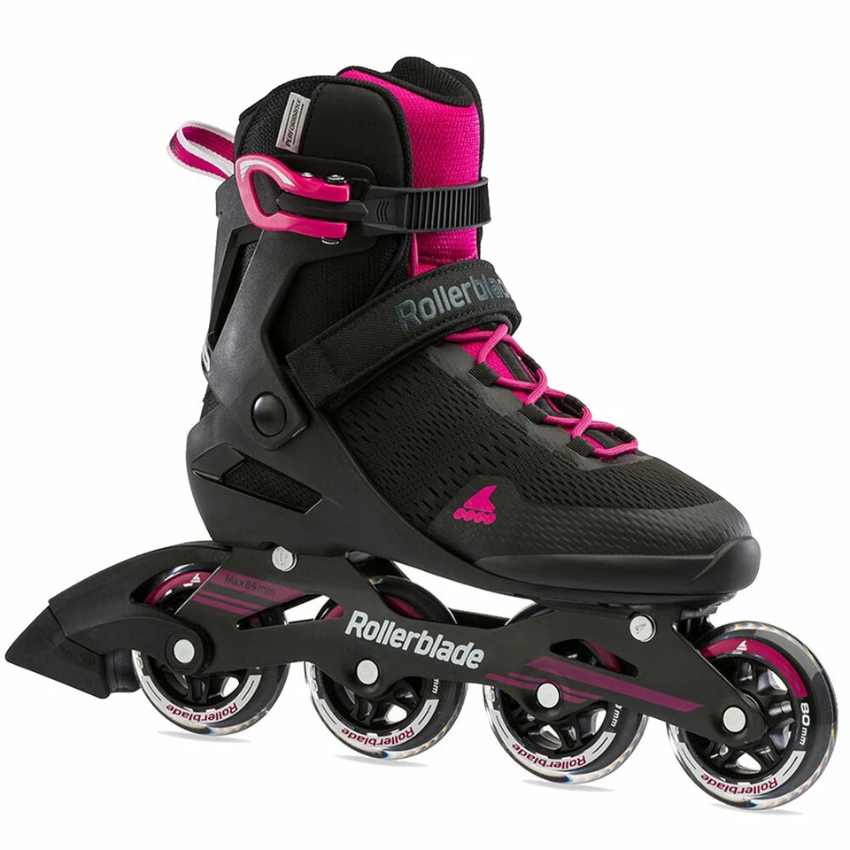 Rollerblade Sirio 80 Damen-Inlinekates Inlineskates Inliner Fitness Lila/Schwarz