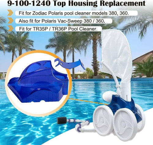 9-100-1240 Top Gehäuse passend für Zodiac Polaris Poolreiniger Vac-Sweep 380/360 - Bild 3 von 10