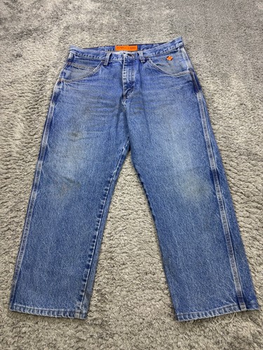 Wrangler FR Jeans Men 34x26 Flame Resistant Relaxed Riggs Workwear Denim FR3W050 - Picture 2 of 12