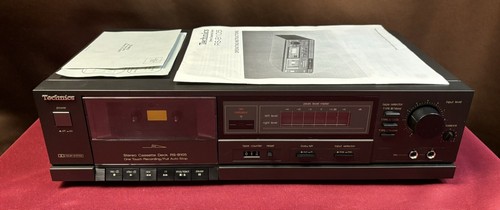 Technics Stereo Cassette Deck Model RS-B105 One Touch Recording • Late 80s READ* - Picture 2 of 22