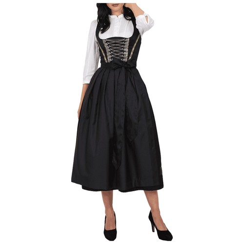 „Traditionelles deutsches Oktoberfest-Dirndl-Kleid und Schürzen-Set für - Bild 2 von 25