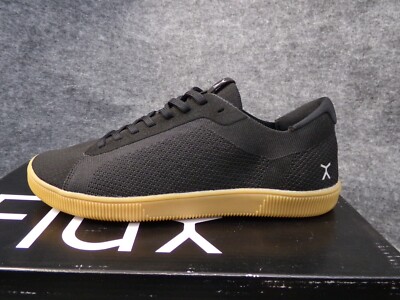 Flux Adapt Trainer Black Gum Mens Size 12.5 Barefoot Athletic Knit Shoes Sneaker