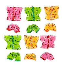 Laddu Gopal Krishna ji Dress Cotton Summer Night Suit Size 0-1 Pack of 6