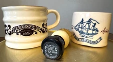 Franklin Toiletry Co & Old Spice SHAVING MUGS & SEKINE Essex SHAVING BRUSH 214