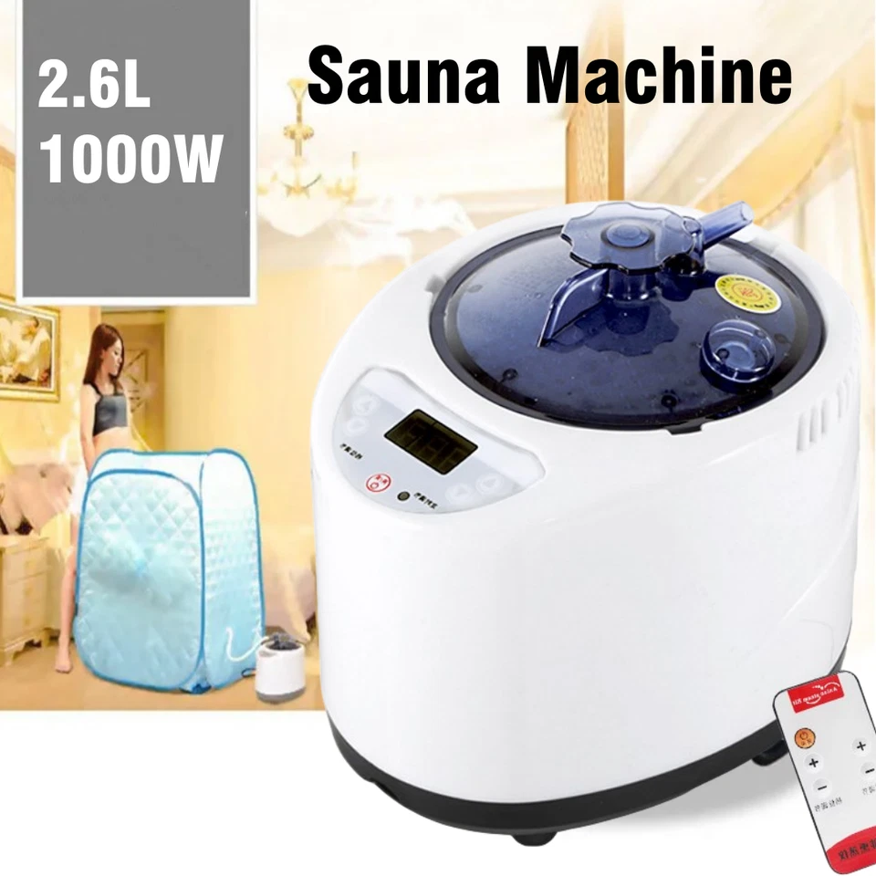 2.6L Sauna Machine 1000W Portable Sauna Steamer Pot Generator Fumigation Mahine - image 2 of 4