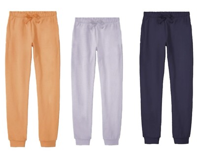 Pepperts Mädchen Sweathose Baumwolle Orange Flieder Dunkelblau Jogginghose Top