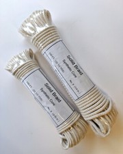 West Coast Paracord Solid Braid Cotton Sash Cord - 3/16-Inch 1/4-Inch Diameter