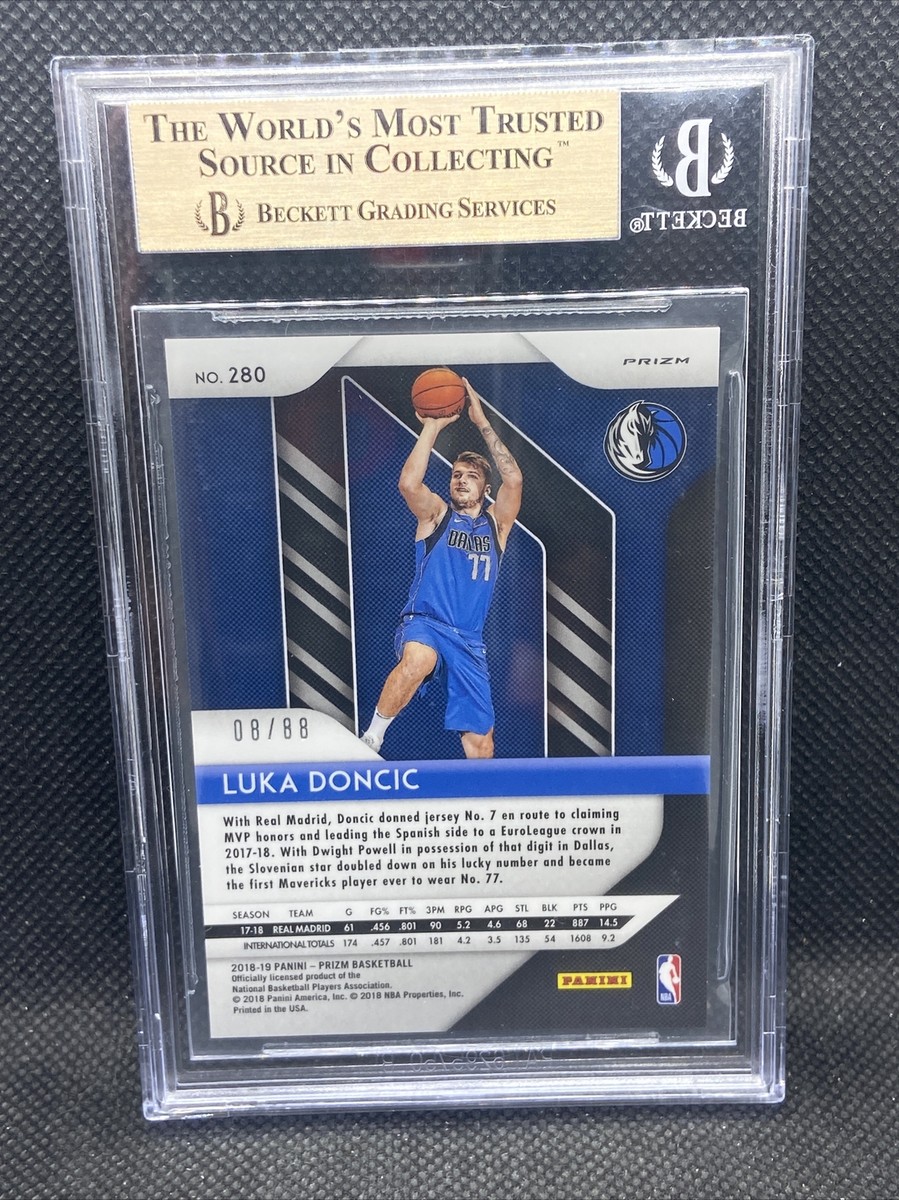 Luka Doncic 2018-19 Panini Prizm Choice Rookie Red Scope