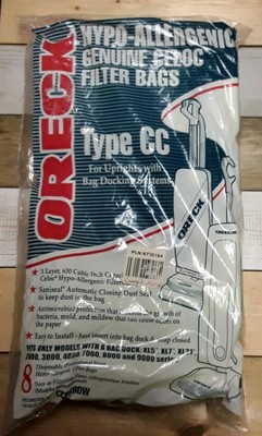 oreck vacuum bags cc type cleaner xl pack brand