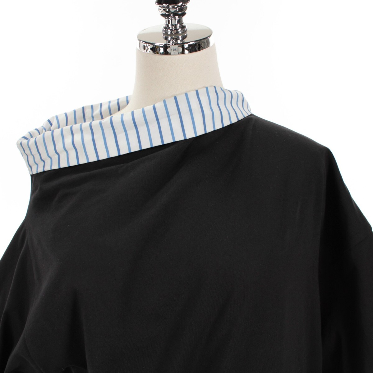 Dries Van Noten NWT Henessa Layered Asymmetrical Neck Top Sz