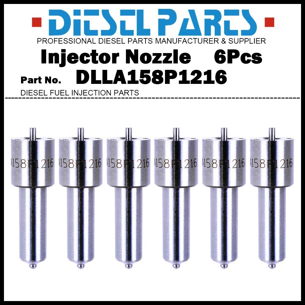 6x Diesel Injector Nozzle DLLA158P1216 for DEUTZ BF6M1015