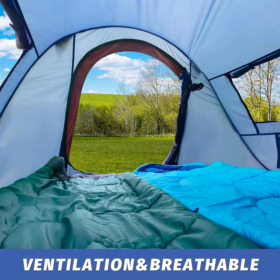 Tienda emergente, tienda de campaña para 2 personas, tienda de playa portátil instantánea, pantalla emergente fácil Foto 4 de 4