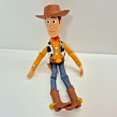 Thinkway Toy Story 3 Talking Sheriff Woody Doll Interactive Hat - Tested Working - Picture 2 of 12