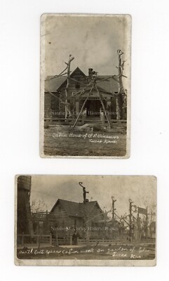 1910s Folk Art Environ Garden of Eden Lucas Kansas RPPC Photos (15)
