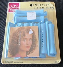 VINTAGE "GOODY" PERM ROD CURLERS 430/4 NEW IN PACKAGE 1982 SET OF 8