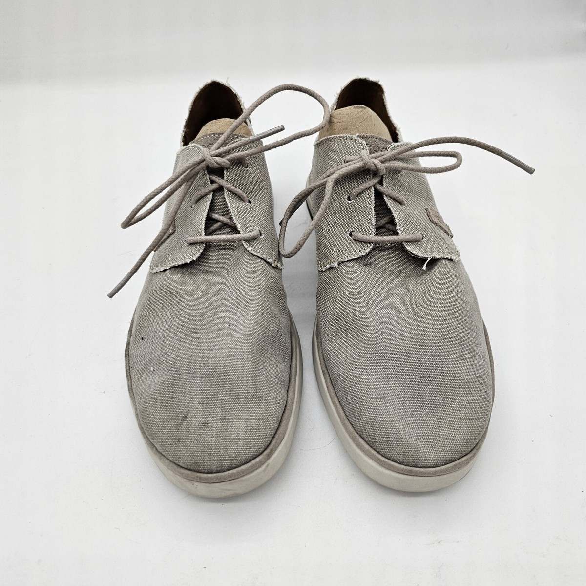 Rockport CH9281 Mens Austyn Grey Lace Up Plain Toe Canvas 
