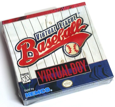 Nintendo Virtual Boy League Baseball Game Cartridge *Original versiegelt