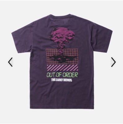 ☆ KITH Out of Order tee ロゴTシャツ ☆ Kith Out Of Order Box Logo Tee Purple Size Medium In Hand