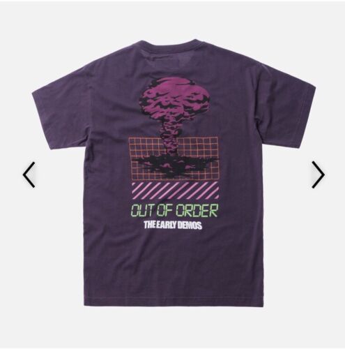 Kith Out Of Order Box Logo Tee Purple Size Medium In Hand Free Shipping - Picture 2 of 4