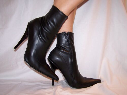 PROMOTIONS IMITATION  LEATHER HIGHS BOOTS  SIZE 5-16 HEELS-5,5"- PRODUCE POLAND - Picture 1 of 3