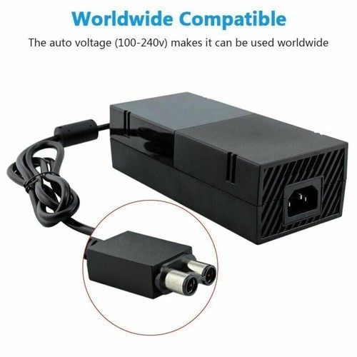 For Microsoft XBOX ONE Console AC Adapter Brick Charger Power Supply Cord Cable - Picture 6 of 11
